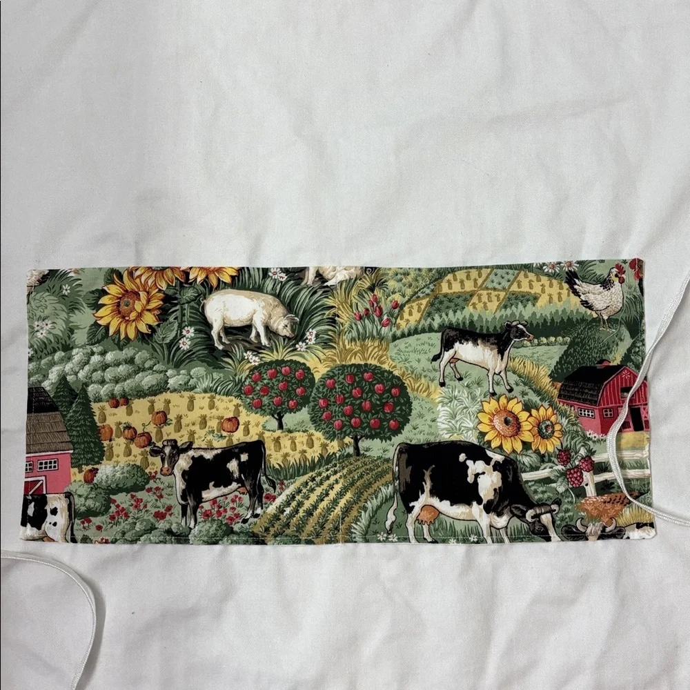 Farmhouse Cow Print Apron